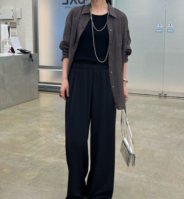  「【即戦力パンツ】【3サイズ展開】ワイドイージーパンツ」|チノ|