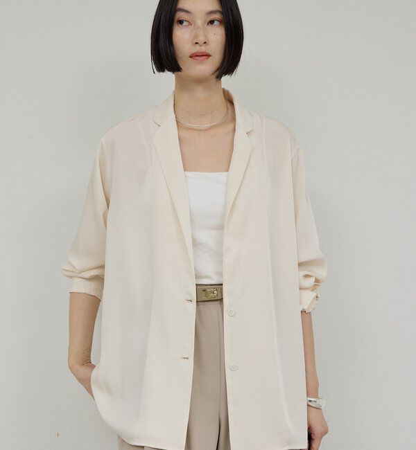  「【手洗い可】2WAYシャツジャケット」|シャツ・ブラウス|