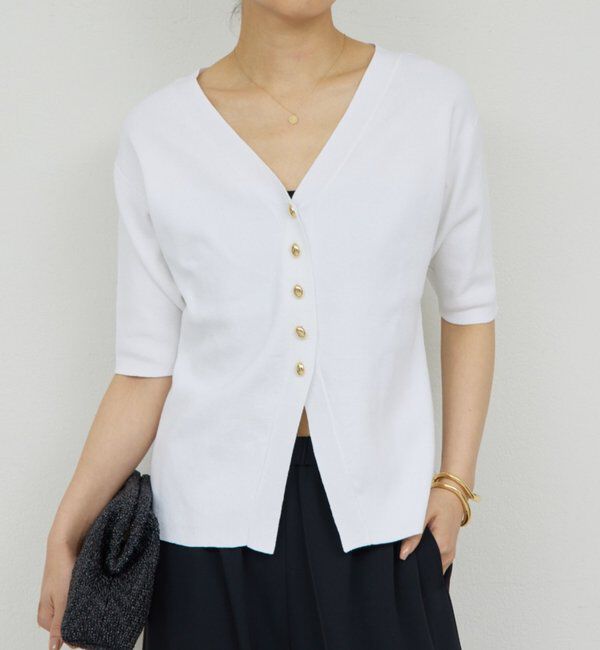  「ペプラムニットカーデ」|ニット・セーター|