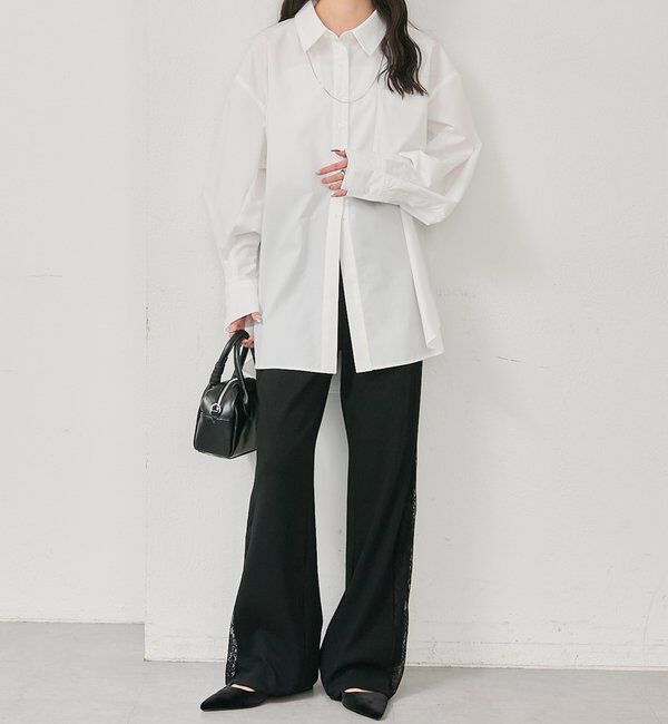  「ボタンレイヤードBIGシャツ」|シャツ・ブラウス|