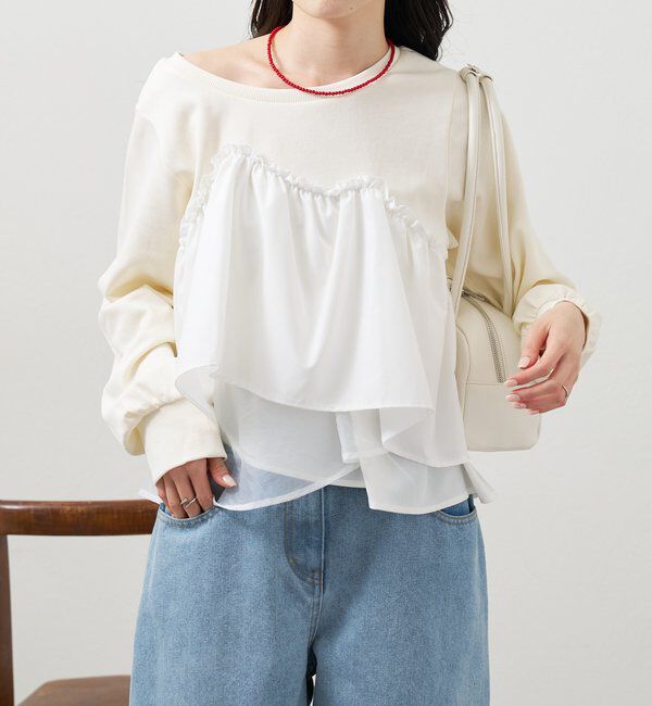  「ビスチェドッキングスウェット」|パーカー|