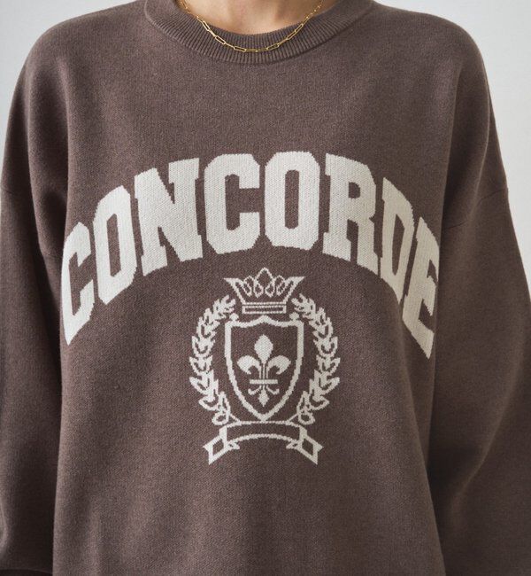  「ジャガードロゴニット」|ニット・セーター|