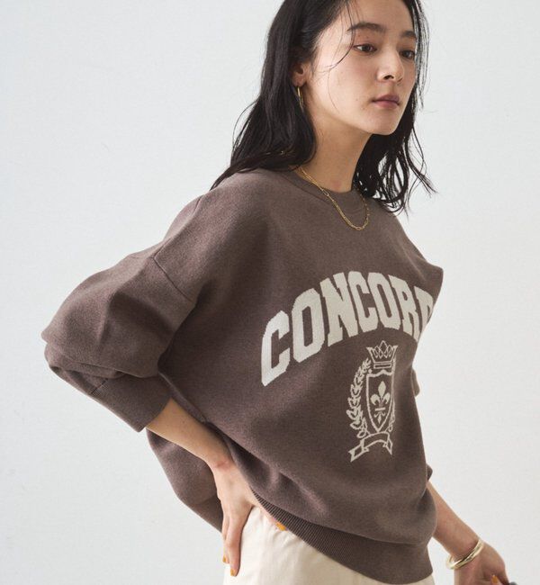  「ジャガードロゴニット」|ニット・セーター|