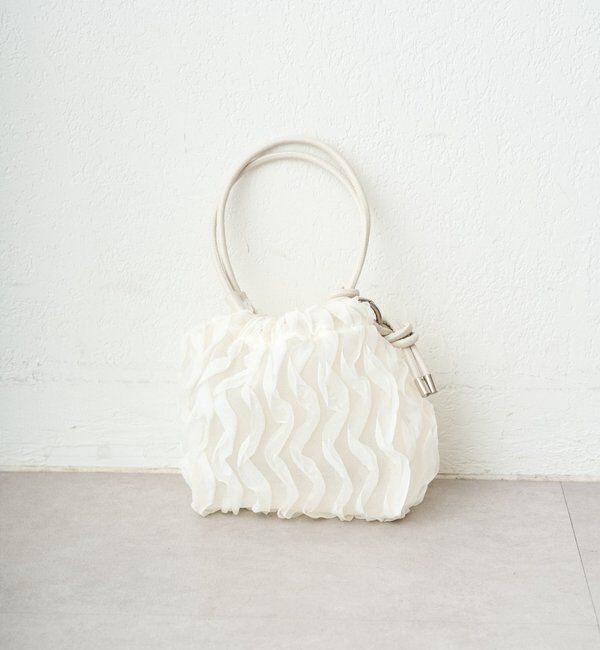  「【GALENA/ガレナ】メッシュフリル巾着Bag」|トートバッグ|