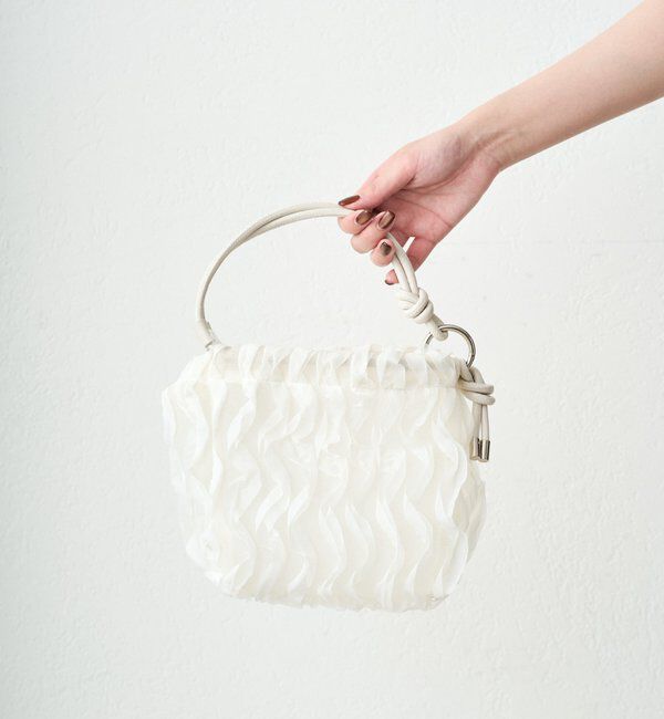  「【GALENA/ガレナ】メッシュフリル巾着Bag」|トートバッグ|