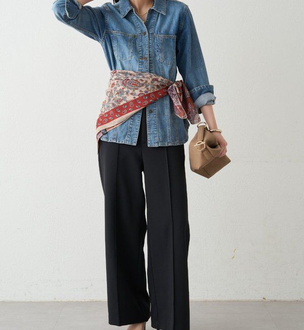  「【GALENA/ガレナ】リバーシブルペイズリースカーフ」|バンダナ・スカーフ|