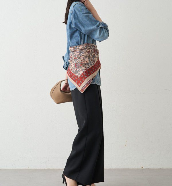  「【GALENA/ガレナ】リバーシブルペイズリースカーフ」|バンダナ・スカーフ|