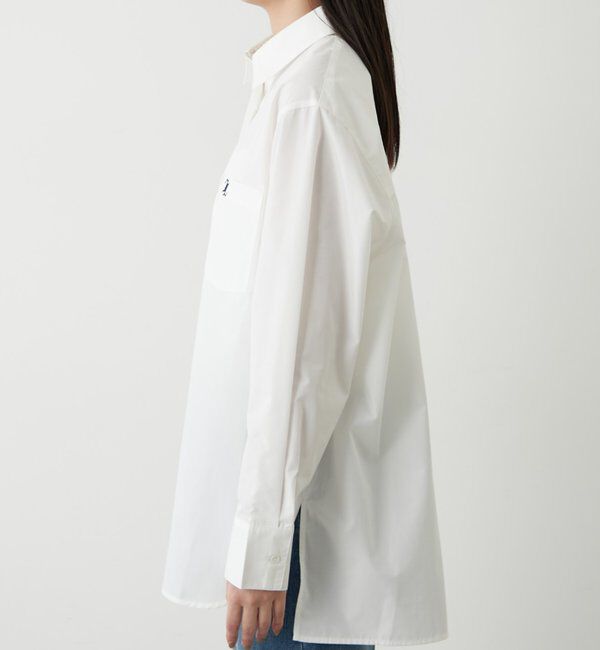  「ロゴ刺繍シャツ」|シャツ・ブラウス|