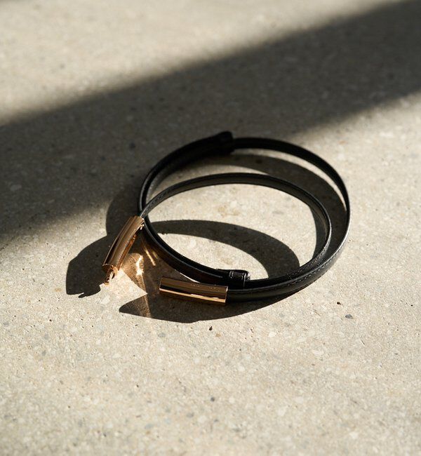  「【GALENA/ガレナ】メタルバックルナローベルト」|ベルト|