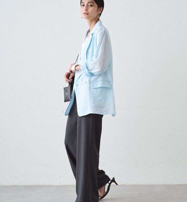  「リネン100ジャケット」|ベスト・ジレ|