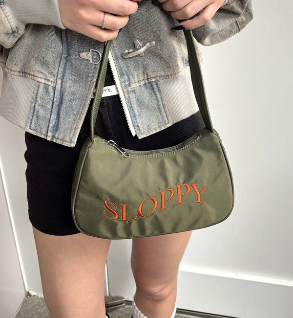  「【セットフェア対象A】SLOPPY ロゴショルダーバッグ」|ショルダー・メッセンジャー|カーキ