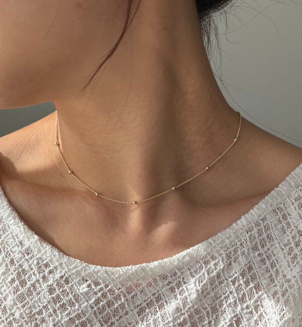  「〈GOLDY/ゴールディ〉ビーズチェーンSETネックレス」|リング|