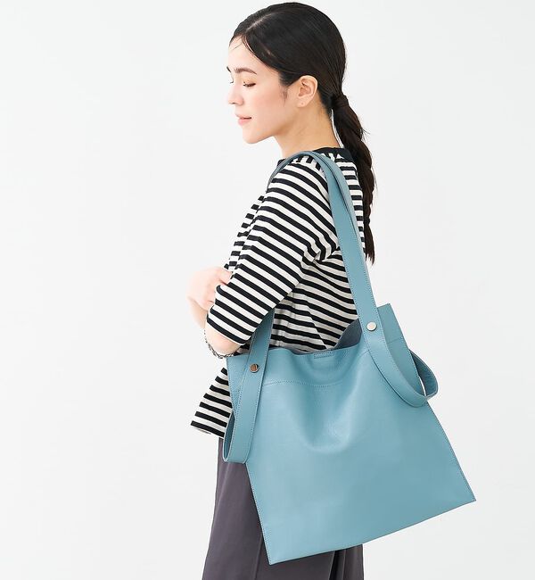 collex「【WEB限定】【BEAURE/ヴュレ】カウレザー 2WAY ハンドル トートバッ」|トートバッグ|