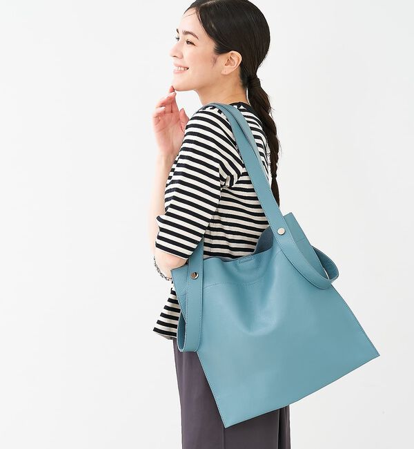 collex「【WEB限定】【BEAURE/ヴュレ】カウレザー 2WAY ハンドル トートバッ」|トートバッグ|