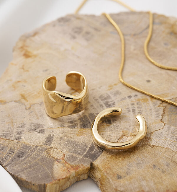 collex「【dignif／ディグニフ】ウェーブリングSET」|リング|