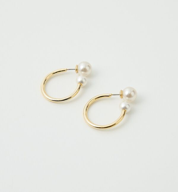 collex「【dignif】【金属アレルギー対応】ツインパールピアス」|ピアス|