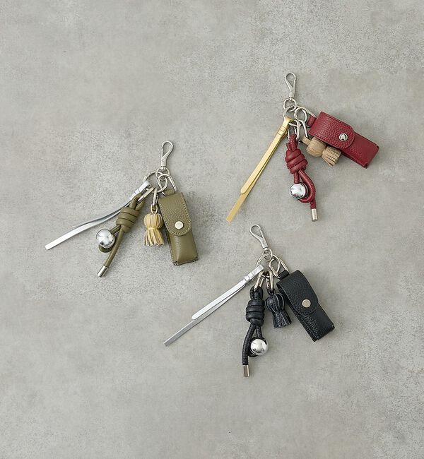 collex「【別注】リップケース付レザーチャーム」|チャーム・キーホルダー|