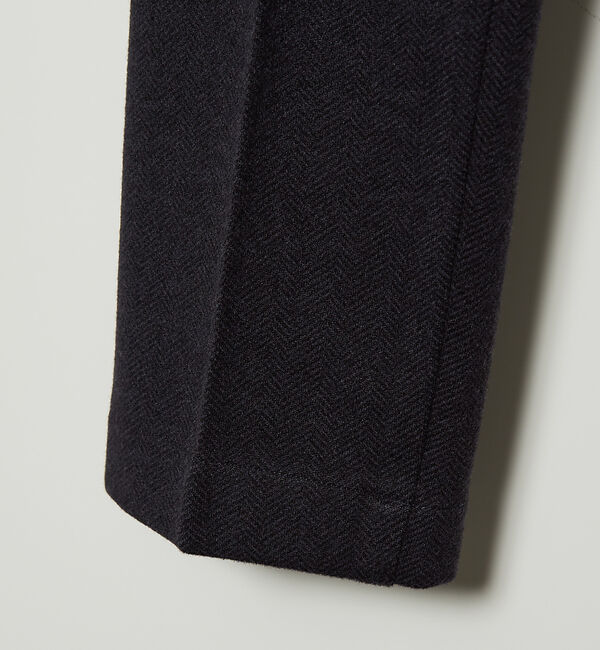 ABAHOUSE「【秋冬生地/セットアップ対応】ヘリンボーン柄 ニット スラックス パンツ」|スラックス|