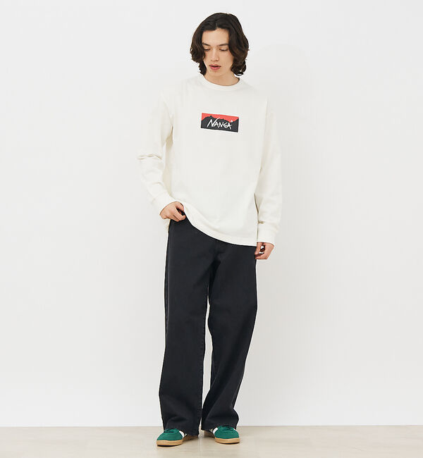 ABAHOUSE「【NANGA/ナンガ】ECO HYBRID BOX LOGO LS/ボックスロゴ」|Tシャツ・カットソー|