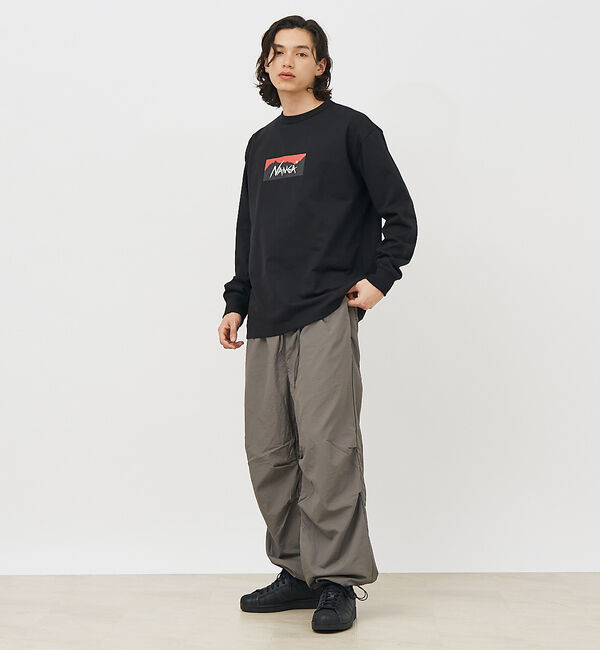 ABAHOUSE「【NANGA/ナンガ】ECO HYBRID BOX LOGO LS/ボックスロゴ」|Tシャツ・カットソー|