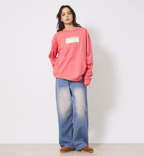 ABAHOUSE「【NANGA/ナンガ】ECO HYBRID BOX LOGO LS/ボックスロゴ」|Tシャツ・カットソー|