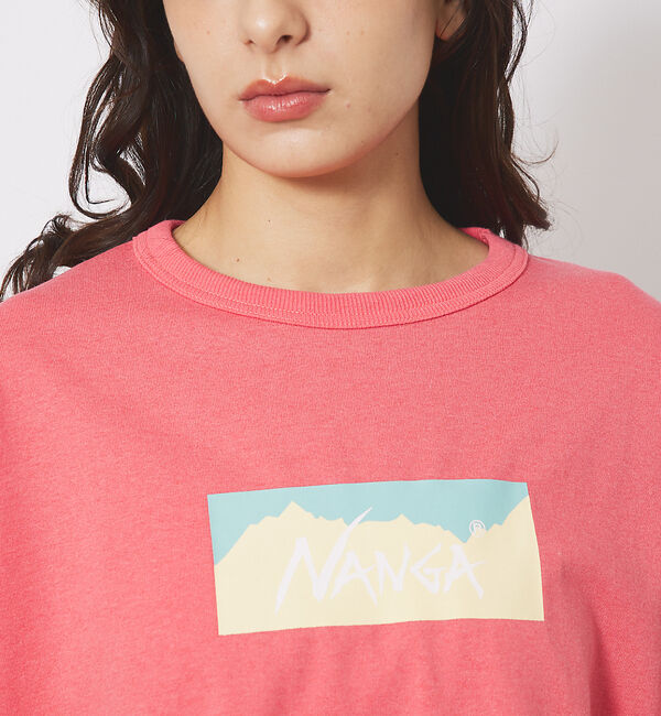 ABAHOUSE「【NANGA/ナンガ】ECO HYBRID BOX LOGO LS/ボックスロゴ」|Tシャツ・カットソー|