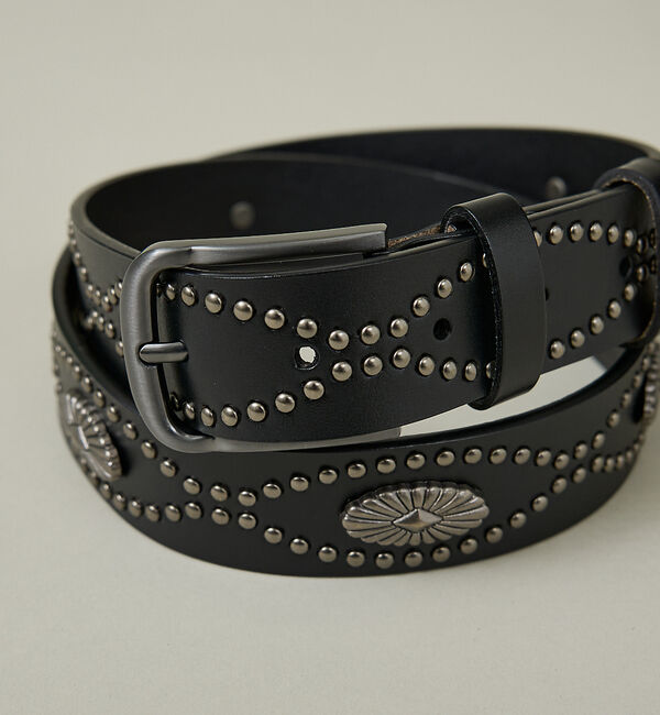 ABAHOUSE「Concho Studded Belt / コンチョ スタッズ ベルト/ヴィンテ」|ベルト|