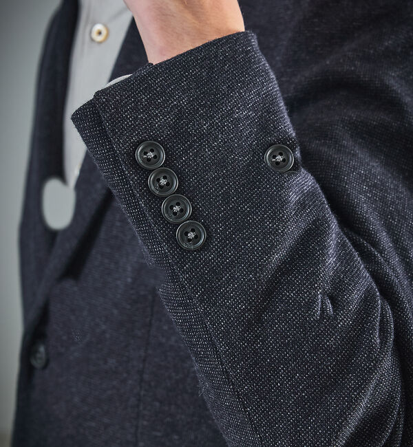 ABAHOUSE「【セットアップ対応】WOOL&times;COTTON ムリネ ジャージー ジャケット /」|テーラードジャケット|