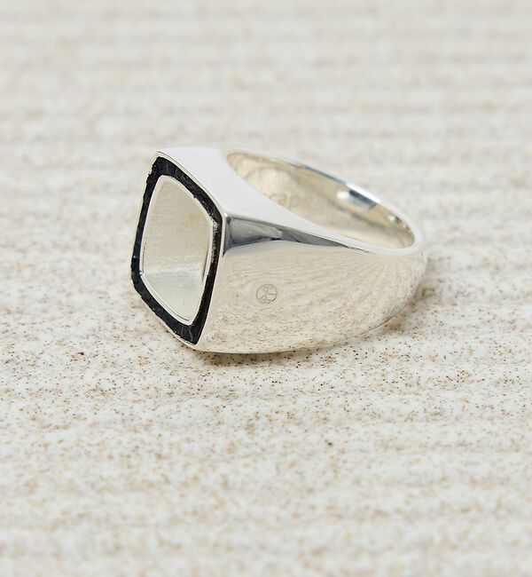 ABAHOUSE「【UNISEX】CUSHION FRAME RING / クッションフレーム リ」|リング|