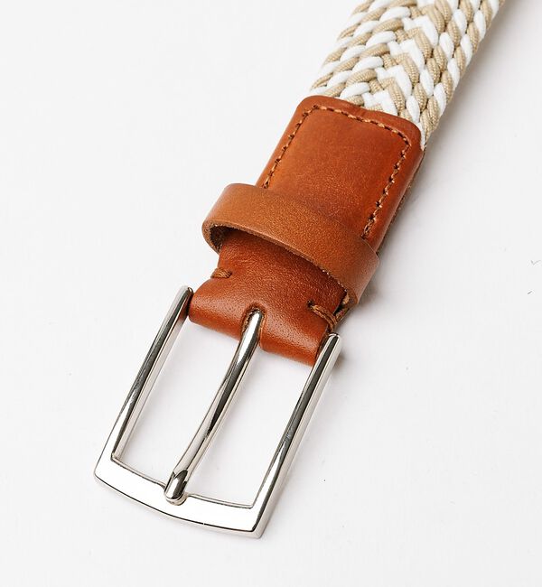 ABAHOUSE「【ABAHOUSE　les essentiels】　　カラーミックスゴムメッシュ」|ベルト|