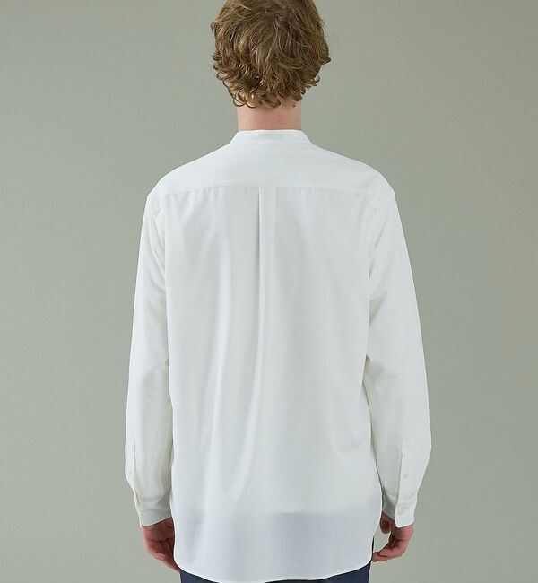 ABAHOUSE「Vネック スキッパーシャツ / バンドカラー」|シャツ・ブラウス|