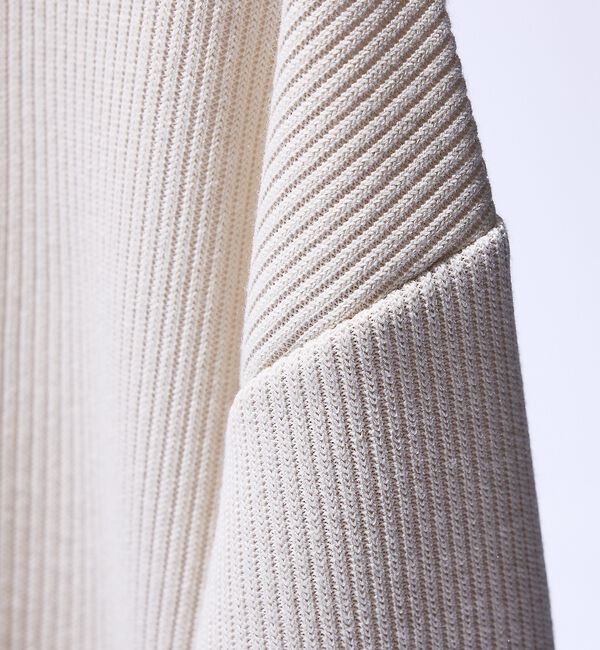 ABAHOUSE「クォーターゲージニット クルーネックスウェット / リラックスフィット【予約】」|スウェット・ジャージ|