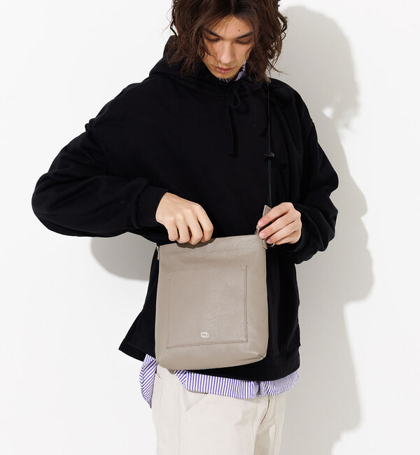 alfredoBANNISTER「【WAKU別注】2WAY レザー スクエアショルダー」|ショルダー・メッセンジャー|