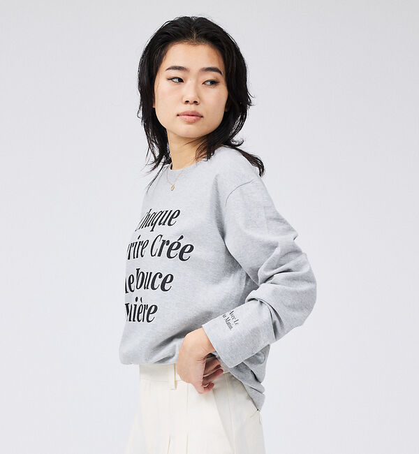 Rouge vif「ロゴロングスリーブTシャツ」|Tシャツ・カットソー|