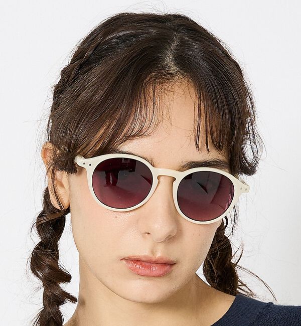 Rouge vif「【IZIPIZI】サングラス / ボストン / UVカット / #D【予約】」|メガネ|