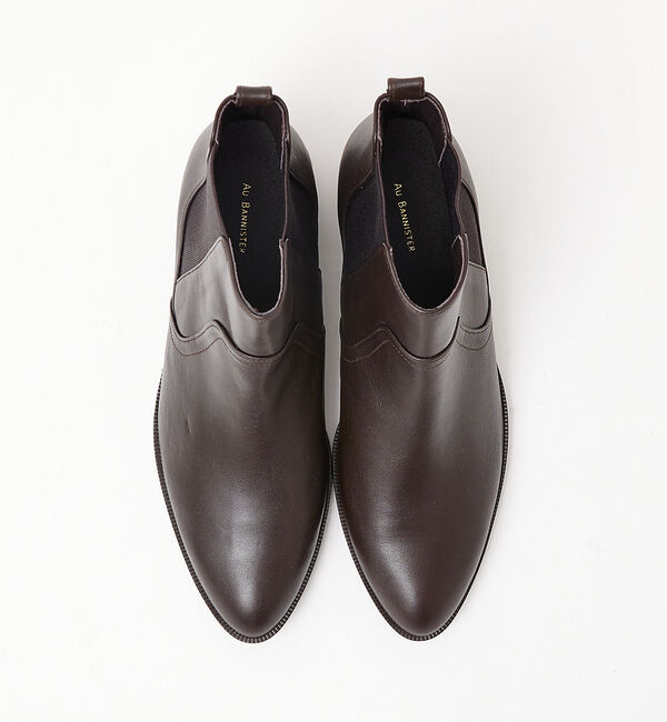 AU BANNISTER「【スノーソール】ローヒールサイドゴアブーツ」|ショートブーツ|