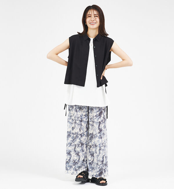 abahouse mavie「タックロングタンク」|Tシャツ・カットソー|