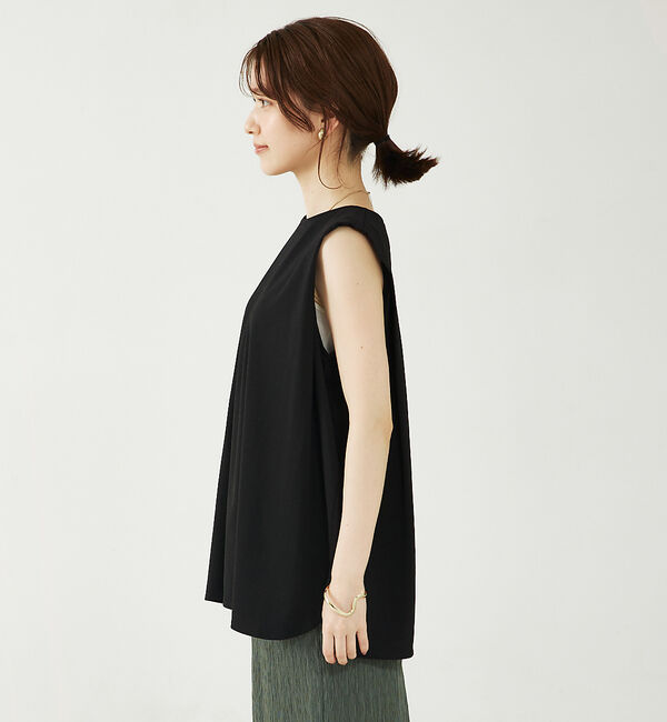 abahouse mavie「タックロングタンク」|Tシャツ・カットソー|