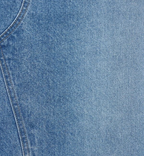 abahouse mavie「【前後スリット】Aラインデニムロングスカート/ハイウエスト/スタイルアップ/春服」|スカート|