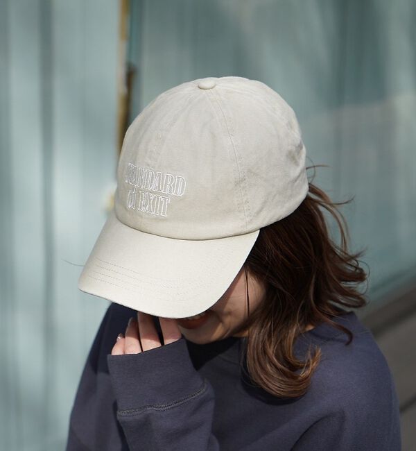 abahouse mavie「【CTFK/コントロールフリーク】ピグメントロゴキャップ」|その他|ベージュ