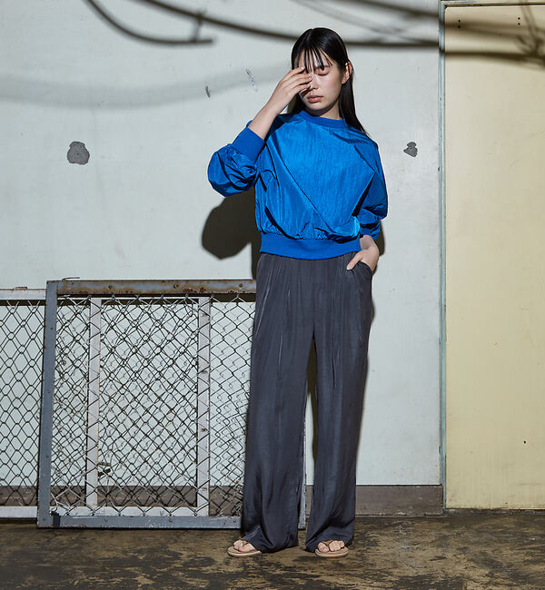 NOMINE「【セットアップ対応】ヴィンテージサテン ドロスト パンツ」|その他|