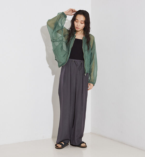 NOMINE「【セットアップ対応】ヴィンテージサテン ドロスト パンツ」|その他|