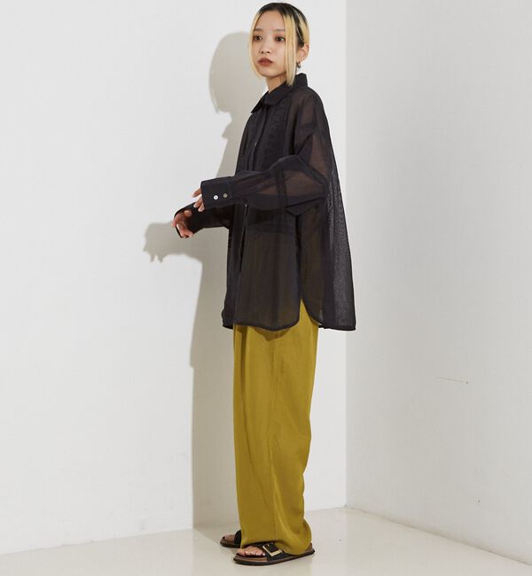 NOMINE「【セットアップ対応】ヴィンテージサテン ドロスト パンツ」|その他|