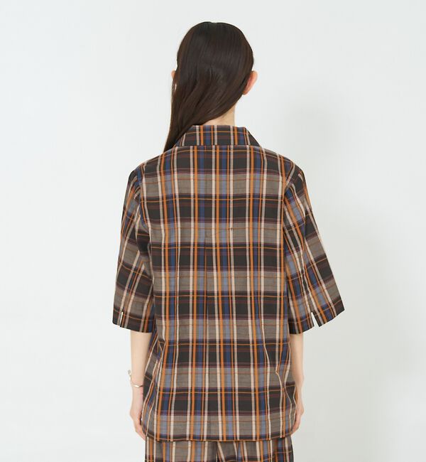 NOMINE「【セットアップ対応】ハーフスリーブ チェック ジャケット【予約】」|その他|