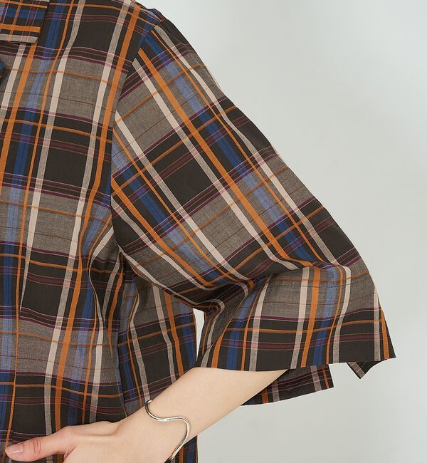 NOMINE「【セットアップ対応】ハーフスリーブ チェック ジャケット【予約】」|その他|