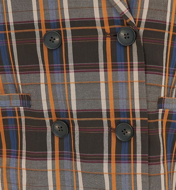 NOMINE「【セットアップ対応】ハーフスリーブ チェック ジャケット【予約】」|その他|