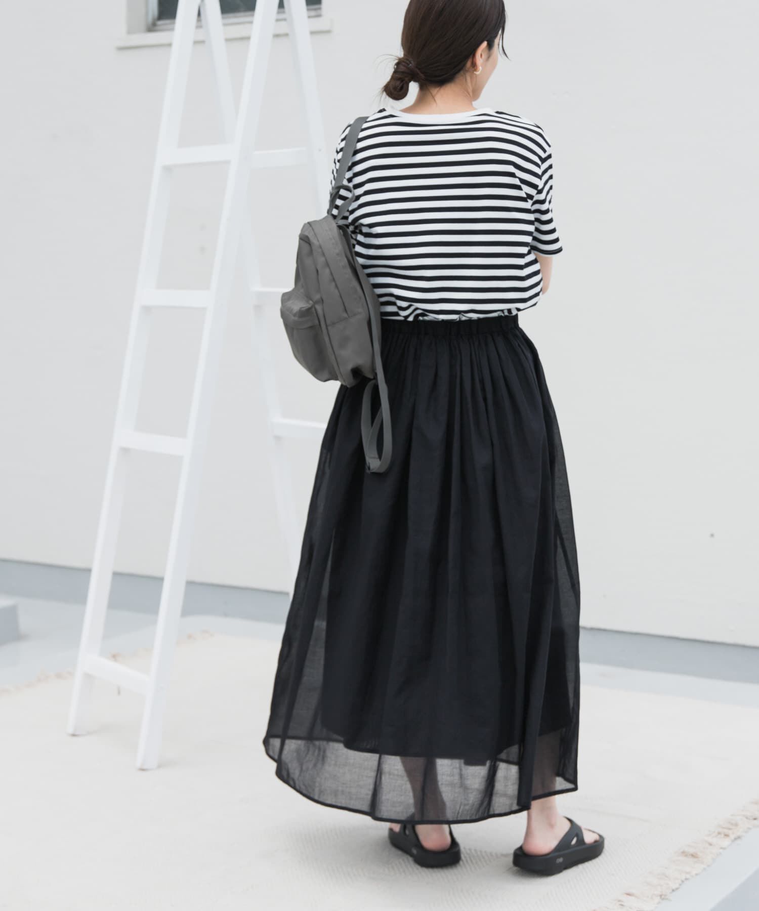 URBAN RESEARCH DOORS「『UR TECH』ボイルカットドッキングワンピース」|ワンピース|