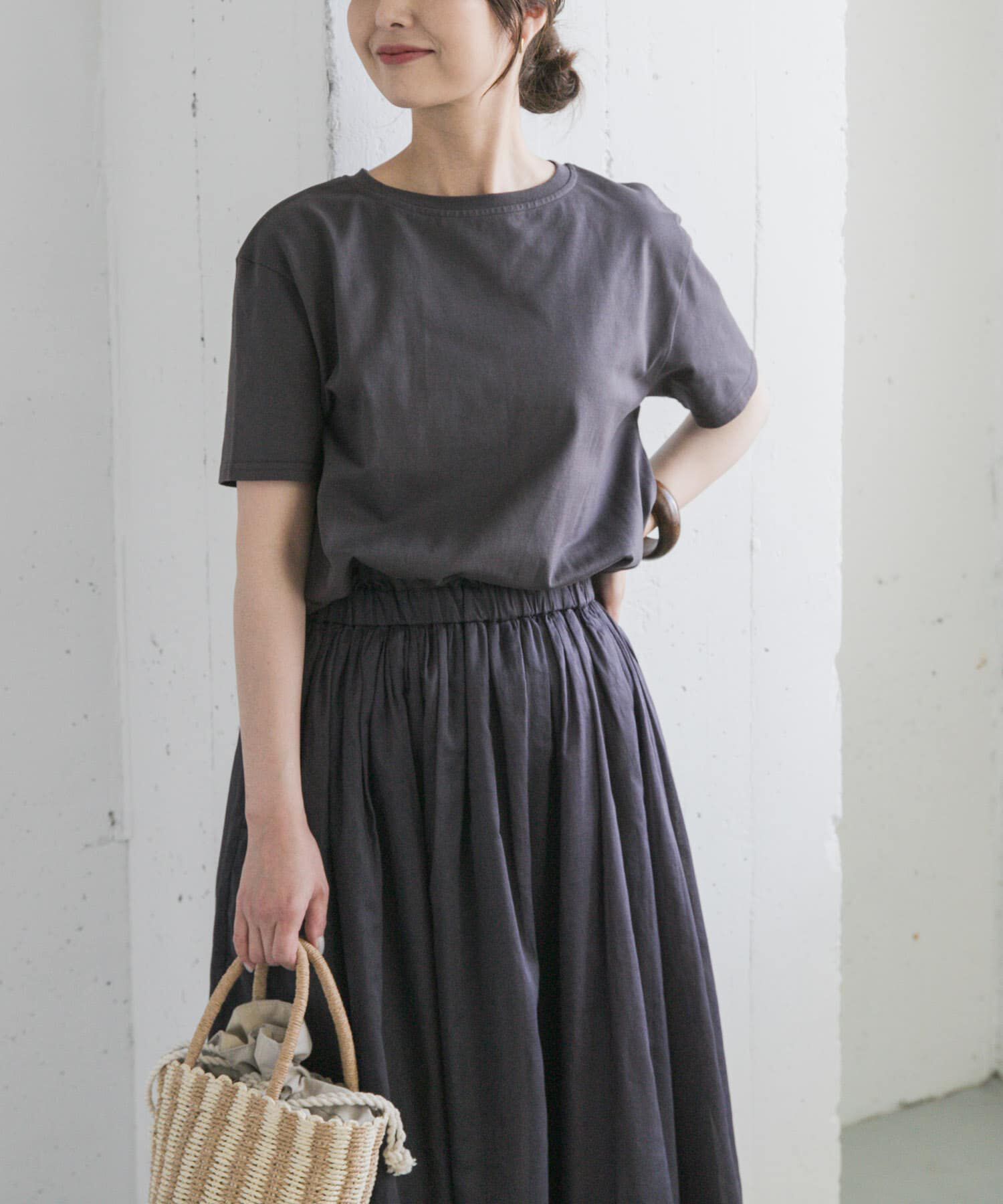 URBAN RESEARCH DOORS「『UR TECH』ボイルカットドッキングワンピース」|ワンピース|