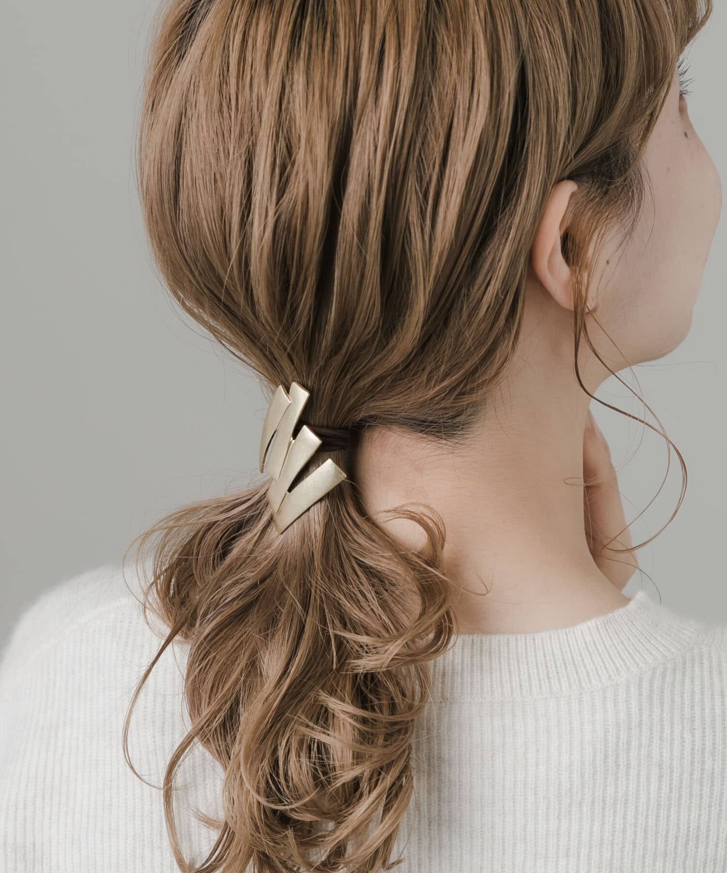 SMELLY「メタルスクエアヘアカフ」|ヘアゴム・シュシュ|