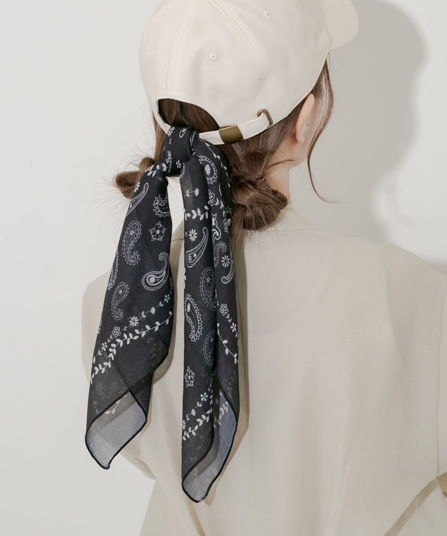 SMELLY「ペイズリープリントスカーフ」|バンダナ・スカーフ|